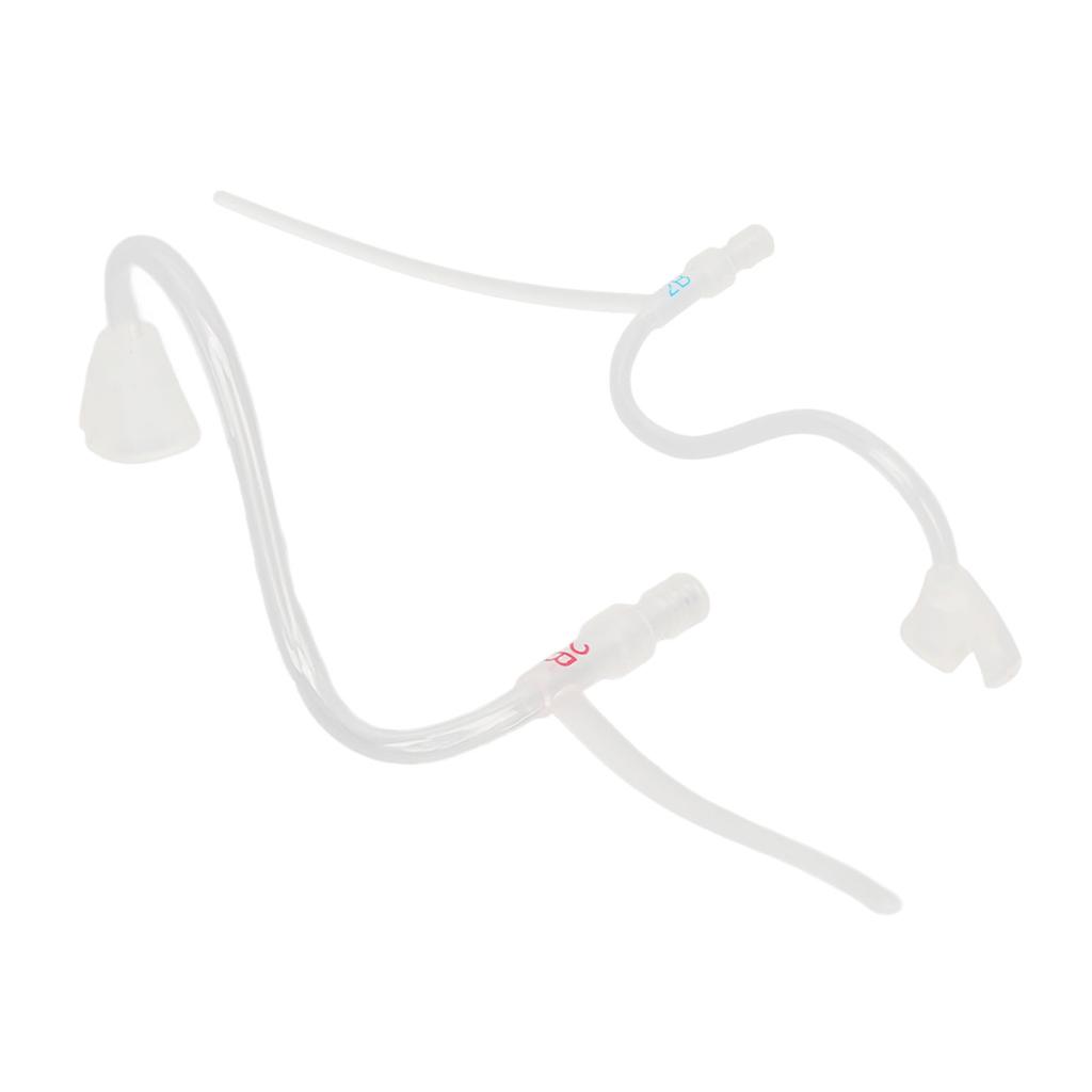 10 шт., звуковая трубка для слухового аппарата, увеличение звука, компактная пластиковая сменная тонкая звуковая трубка