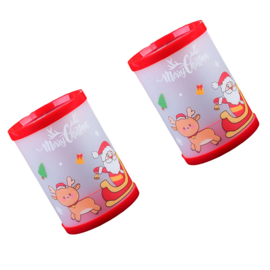 Рождественский держатель для карандашей, декоративный держатель для ручек, контейнер для карандашей, украшение стола для ручек, карандашей, инструментов для макияжа, пульт дистанционного управления