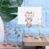 Desktop Decoration Cat Shape Paper Clamp Place Card Photos Clips Table Numbers Holder Clamps Stand