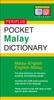 The Pocket Malay Dictionary : Malay-English English-Malay Book
