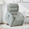 VidaXL Electric Massage Recliner, Relaxation Chair with Adjustable Backrest and Footrest, Seat of 3205125