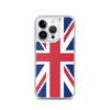 Чехол для iPhone — iPhone 14 Pro — Drapeau Royaume-Uni — Souple — Multicolore — Прозрачный пластик