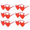 Rock Horn Sun Glasses Devil Ear Heart Shape Cosplay Glasses Fashion Sunglasses for Halloween/Party