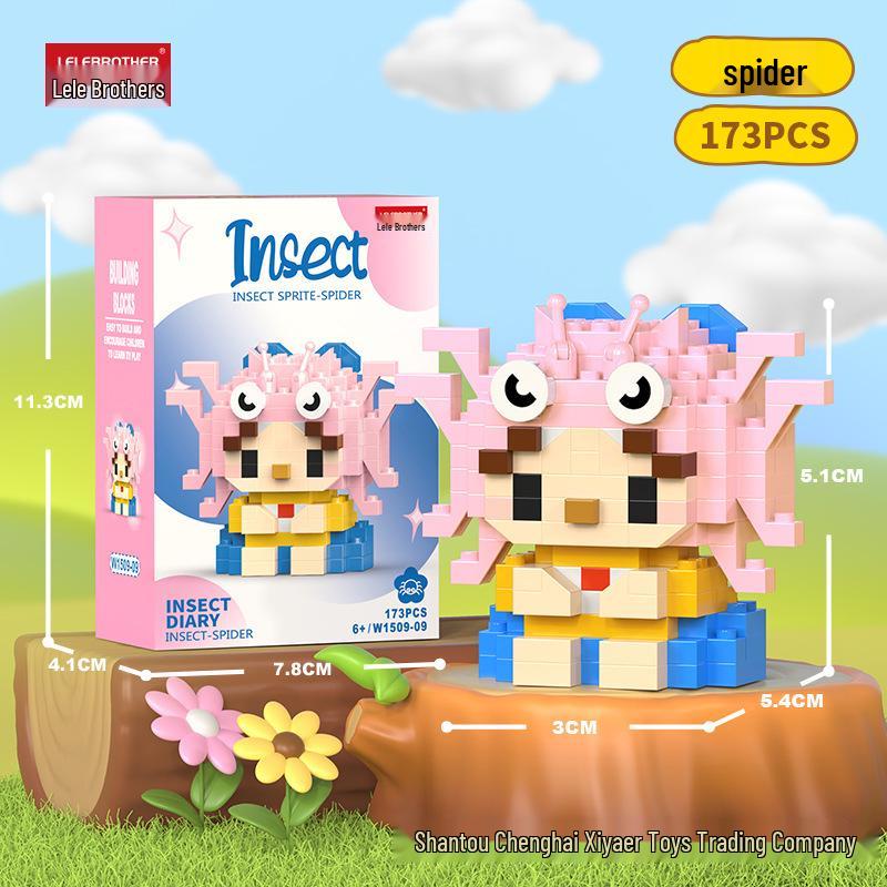 Совместимые с Lego микро строительные блоки мультяшные фигурки - детские развивающие настольные игрушки