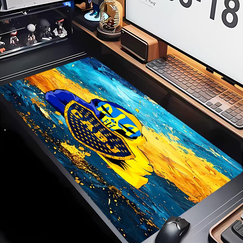 Club Atlético Boca Juniors Theme Premium Non-slip Mouse Pad with Stitched Edges,Durable Rubber Material,for Desktop & Gaming Great Gifts