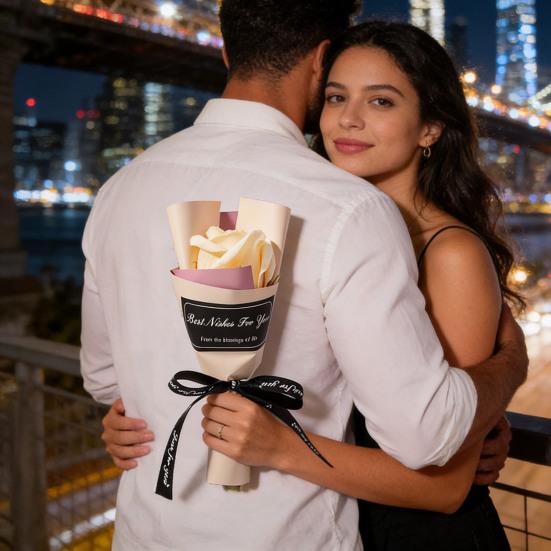 Мини букет из вечных роз Искусственный диффузор Мыльная роза Цветочный букет для мамы Женщинам на день рождения День святого Валентина Домашний декор для интерьера автомобиля