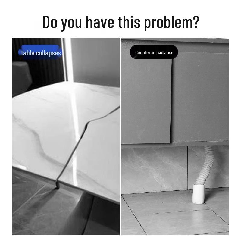 Регулируемый опорный кронштейн из нержавеющей стали для несущих столешниц