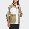 Adidas Neo Casual Sports Jacket with Detachable Hood Men Outerwear Olive H55263
