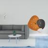 Креативная современная фигурка танцующей девушки, арт-скульптура и декоративные настенные часы-украшение для спальни