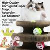 Scratcher Toys For Indoor Cats Kurlz Organ Scratcher Board, Cardboard Scratching Board Ball Scratcher Pad