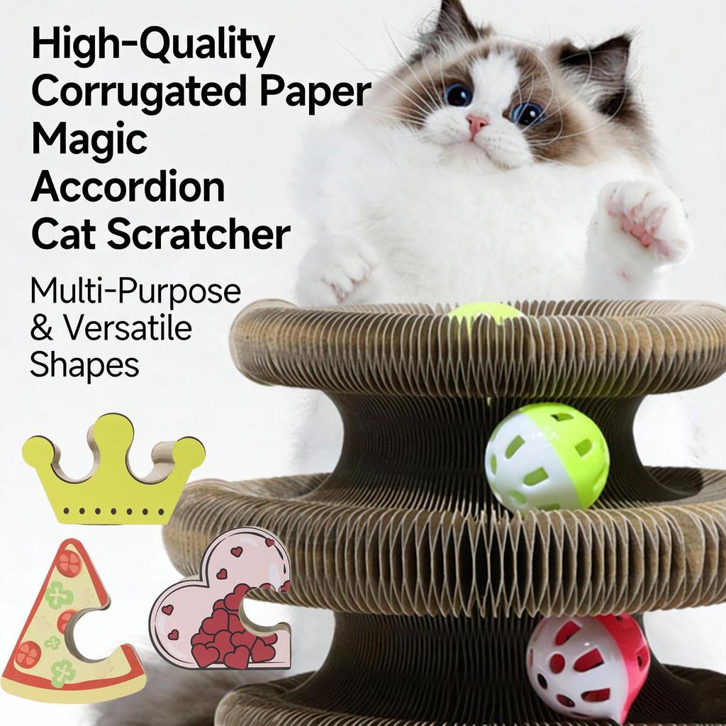 Scratcher Toys For Indoor Cats Kurlz Organ Scratcher Board, Cardboard Scratching Board Ball Scratcher Pad