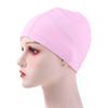 Solid Color Ultrathin Water Sport Waterproof Turban Swimming Cap Bathing Caps Swimming Hat Pool Hat