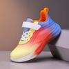 Girls Running Shoes Kids Lightweight Sport Sneakers With Hook Loop Closure Breathable Soft Sole