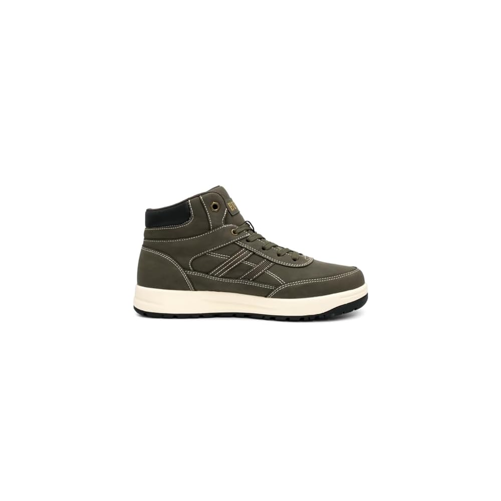 Edwin Waterproof Sneakers for Men, High-Top Sneakers, PU Leather, High-Quality Material, Suede-like