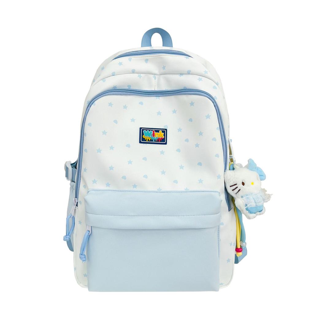 Schoolbag wholesale high value Japanese niche style backpack fresh and sweet high-end backpack junior high school students lightweight schoolbag