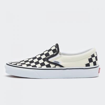 Классический Slip On Checkerboard Vn000eyebww Blk Whtchckerboard Wht