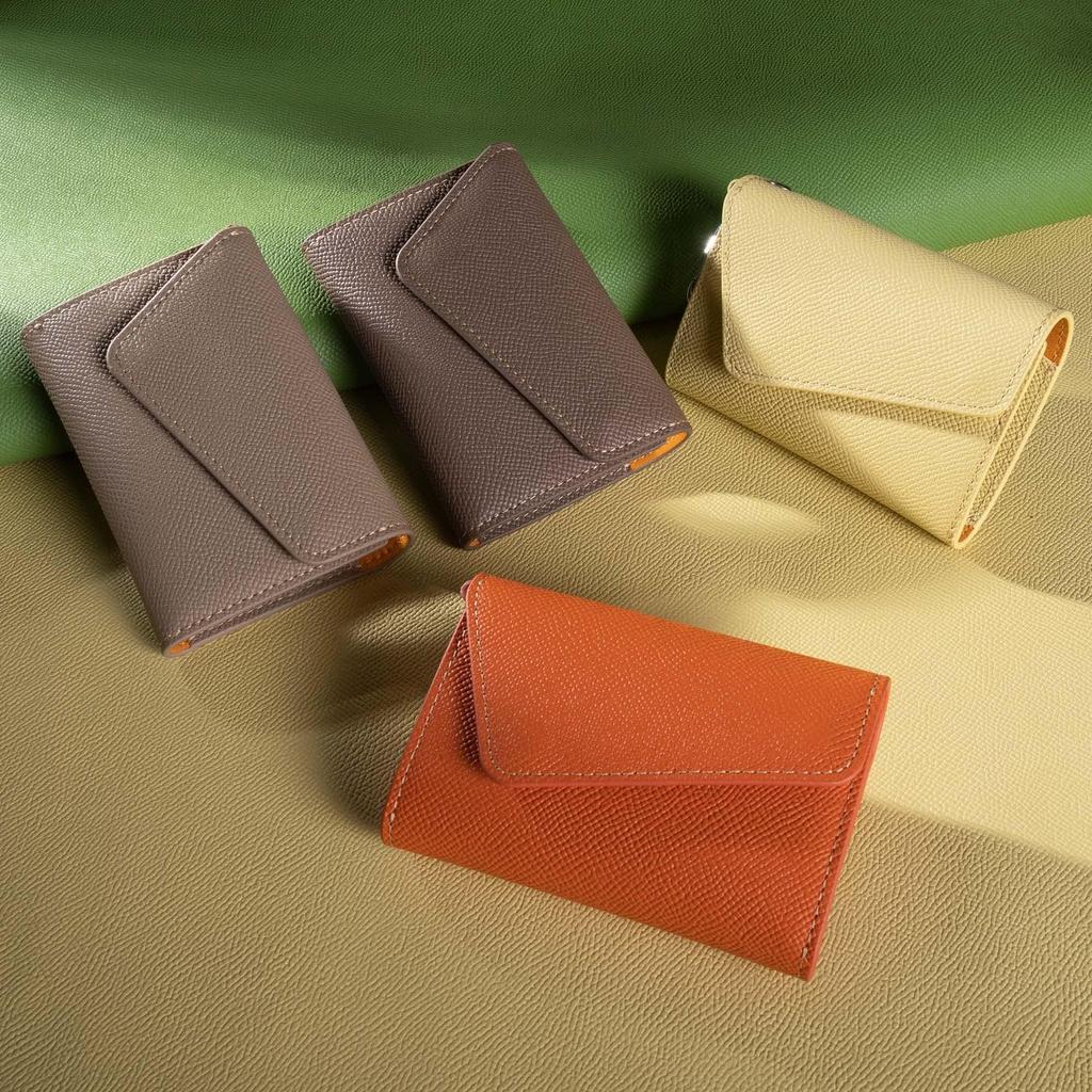 Cogure Smart Key Genuine European Embossed Transparent Smart Key Card Gift Box Orange [COGURE] Case, Leather, Leather, Window, Holder, Slot, Included,