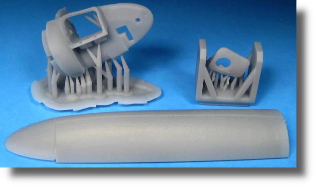 Barracuda Studios de Havilland Mosquito B Большой бомболюк закрытый Пластиковые детали модели BRAR72531 1/72 Отсек Mk.XVI, (для Airfix) (Самолет)