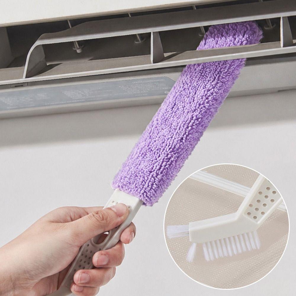 Microfiber Air Conditioner Cleaning Brush Detachable Vent Cleaning Brush Home Cleaning