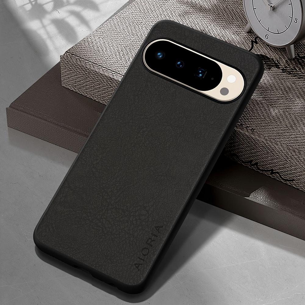 Phone Case: Luxury Retro Synthetic Leather Phone Case for Google Pixel 10 Pro XL 10A Matte Soft Bumper Hard Back Cover Fashion Protective Case