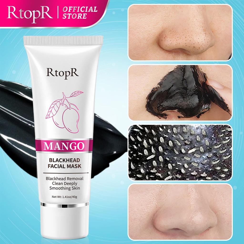 RtopR Mango Blackhead Remover Acne Treatment Nose Oil-control Mud Pore Strip Mask Whitening Cream Peel Off Mask Nose Peel Skin Care