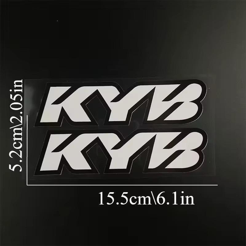 Декоративные наклейки на амортизаторы KYB для мотоциклов и скутеров