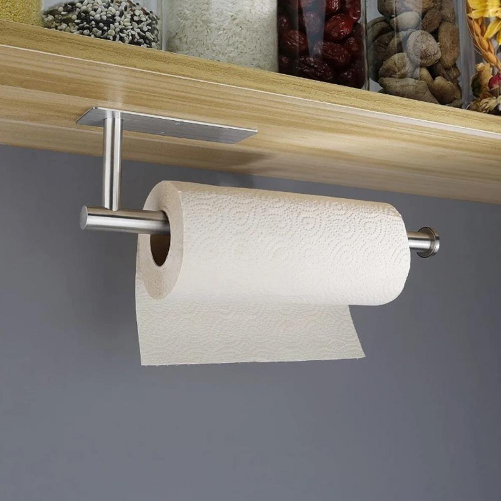 Sturdy Paper Towel Holder Stainless Steel Roll Dispenser High Quality Paper Holder Space Saving