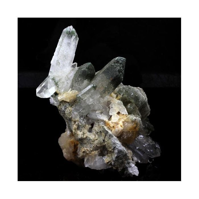 Pierres et Minéraux. Quartz + Calcite. 571.6 ct. Massif des Grandes Rousses, France.