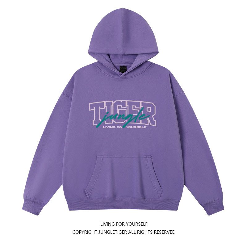 Jungle Tiger American Brushed 420G Hooded Sweatshirt