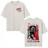Anime Akira Vintage Washed T Shirts 90s Japanese Manga Shotaro Kaneda Tshirt Men Women Clothing Oversized Tshirts Streetwear