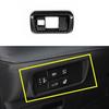 Carbon Fiber pattern Headlight Switch Frame Trim For Toyota Highlander -