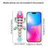 3D-печатный градиентный Орхидейный Дракон с подвижными суставами, Милый и интересный новый внешний вид, Настольное милое маленькое драконье украшение
