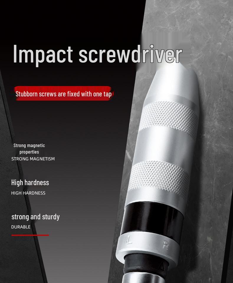 Набор ударных бит и экстракторов для винтов: Удалитель ржавых/сломанных головок, крестовое нарезание резьбы, готов к удару молотком