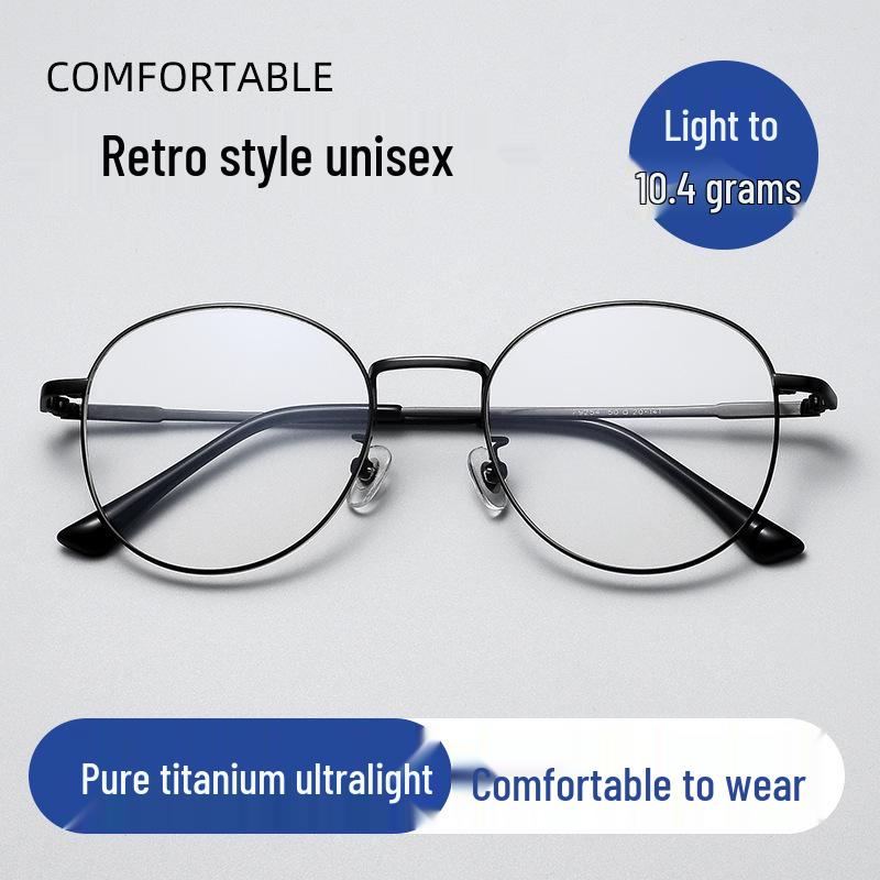 Женские ультралегкие ретро овальные металлические очки с полуободковой оправой и технологией защиты от синего света