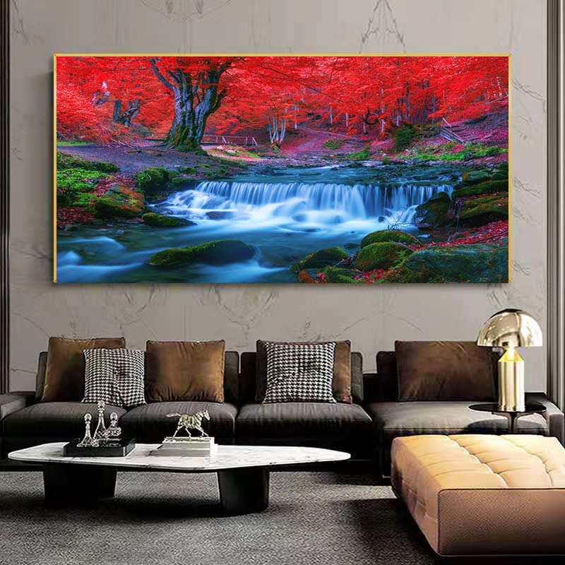 Современные декоративные картины с изображением мангровых водопадов, холсты, картины, постеры и украшения для гостиной