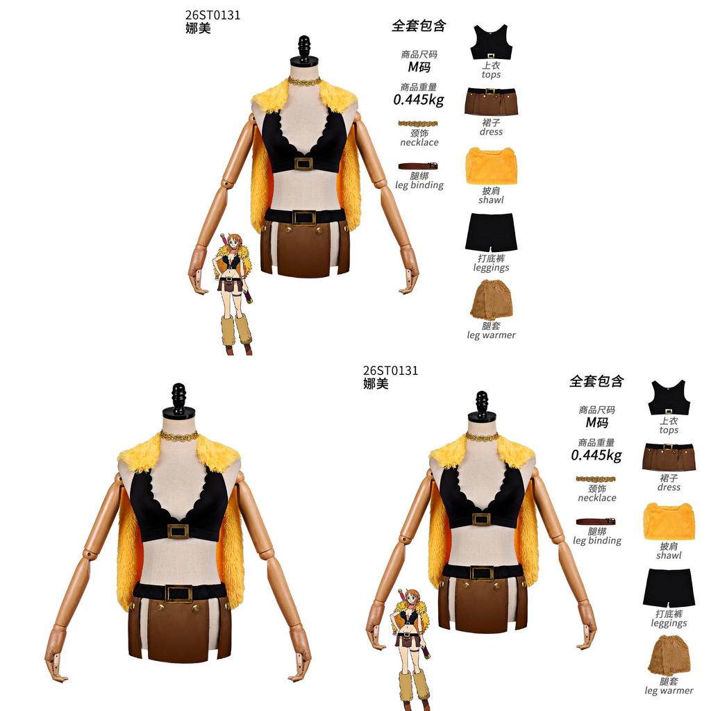 One Piece Nami Cosplay Clothing With Polyester Fabric For Anime Conventions And Cosplay Events