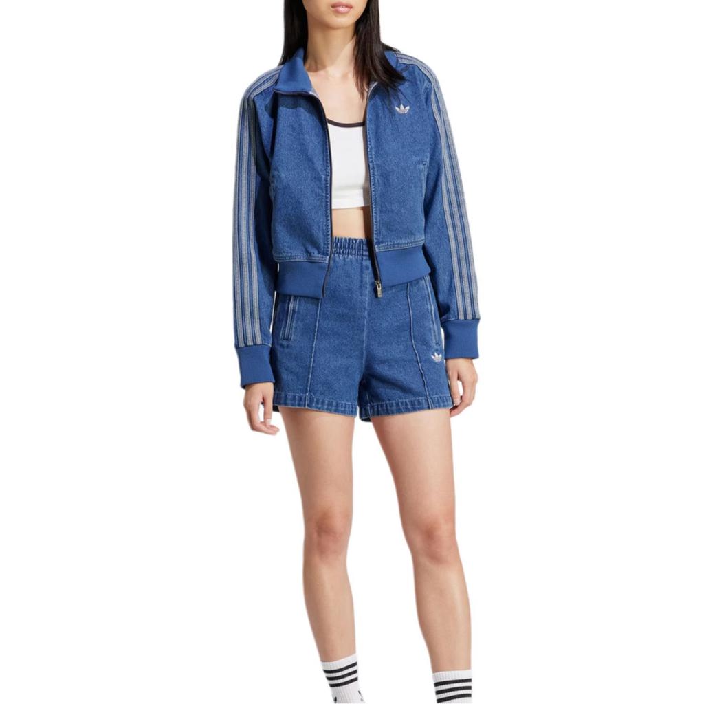 adidas Женский спортивный топ из денима Adicolor Indigo Denim Women Streetwear JD2570