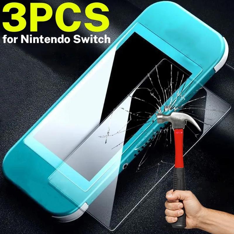 1/2/3 упаковки Премиальное закаленное стекло для Nintendo Switch Lite/Switch Oled Защитная пленка HD Clear Защита от царапин