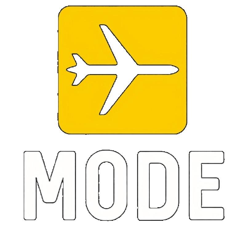 Crewneck T Shirt Black Airplane Icon and Mode Text Travel Fashion Casual Wear