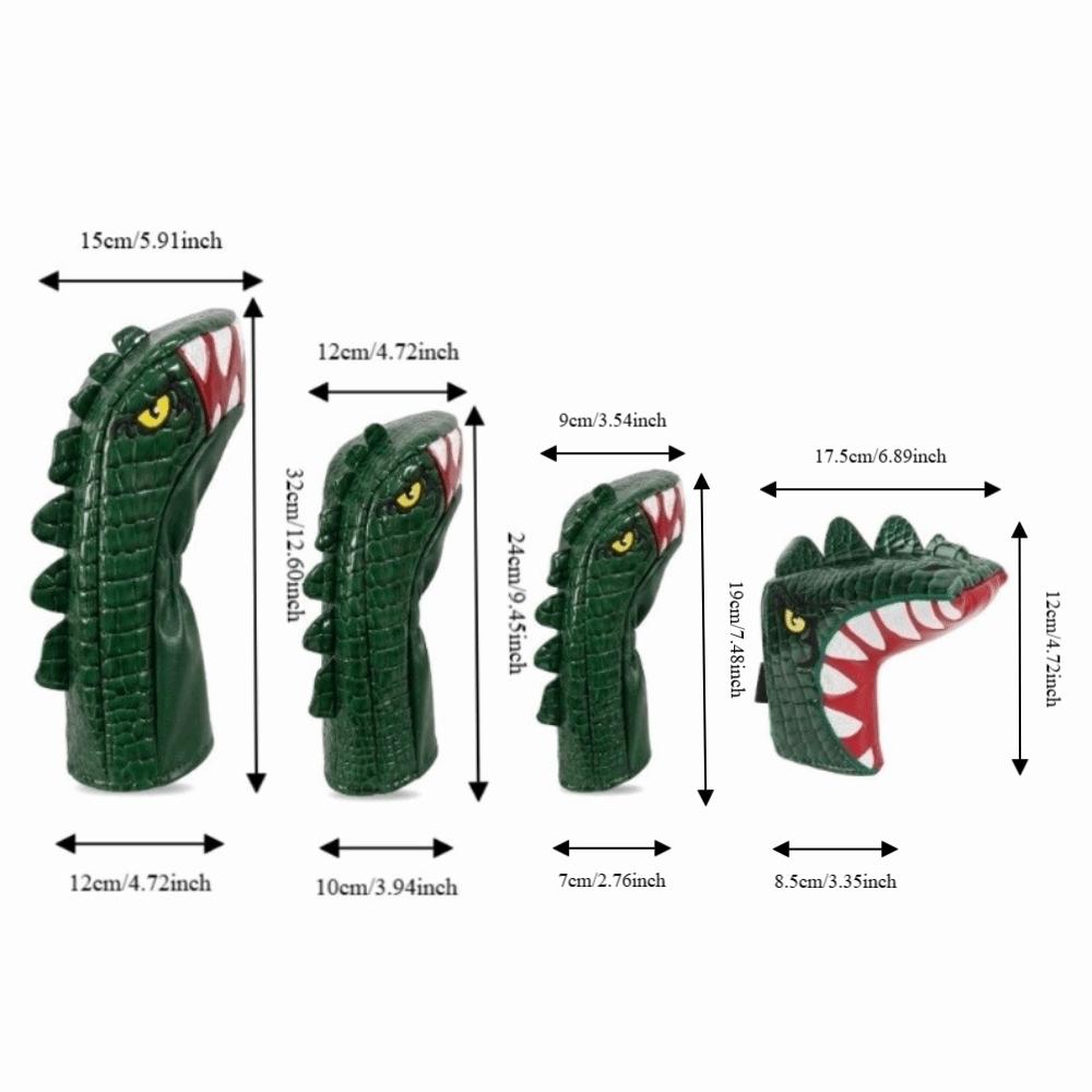 Waterproof Fabric Golf Club Head Cover Soft Lining Fairway Wood Cover Golf Head Cover Set Golf Bag