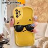 Phone Case: 2D Flat Samsung Galaxy A34 A35 M05 M06 S20 S22 S21 FE Plus 5G Protective Case, Couples Style, Cool Sunglasses Emoji, Christmas and Hallowe