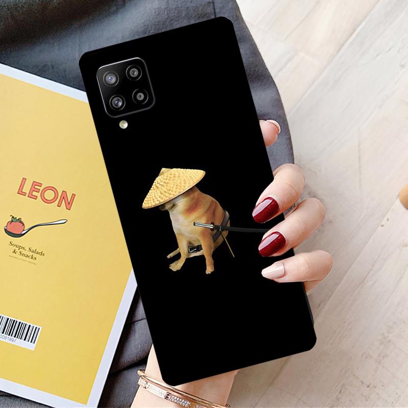 Cheems Doge For Samsung Galaxy A15 A35 A55 A36 A56 A26 A16 A22 A32 A52 A54 A34 A53 A33 A13 A06 A05 Case
