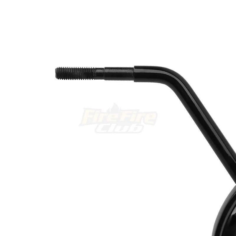 Черные мотоциклетные зеркала заднего вида 8 мм для Harley для Honda Shadow для Yamaha Dragstar для KAWASAKI Vulcan