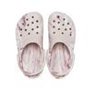 Crocs Классические клоги с мраморным узором 'Бело-розовые' 206867-6WS