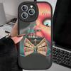 Чехол для телефона из фильма ужасов C-Chucky для IPhone 16 15 14 13 12 11 Pro Max Plus Кожаный противоударный чехол