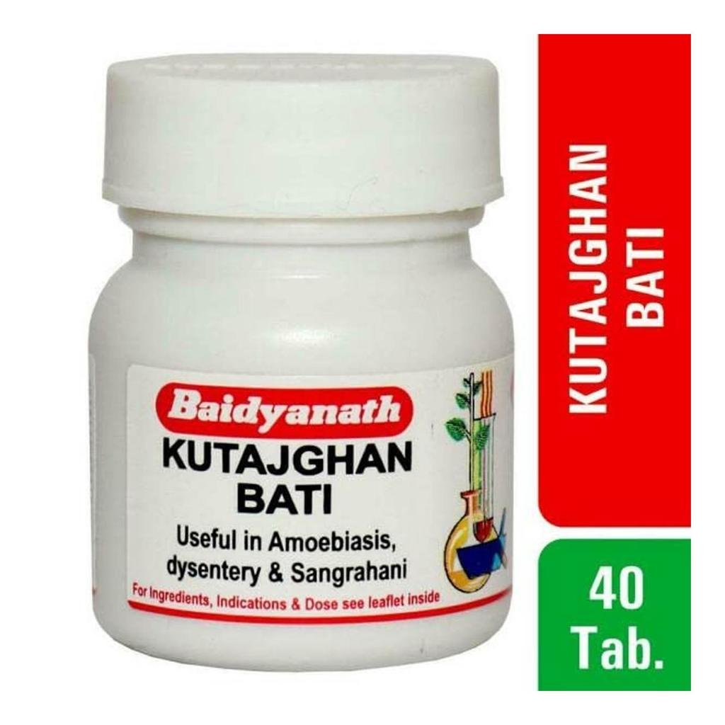 Baidyanath Асли Аюрвед Кутаджгхан Бати 40 таблеток Упаковка из 3 Натуральная пищеварительная добавка
