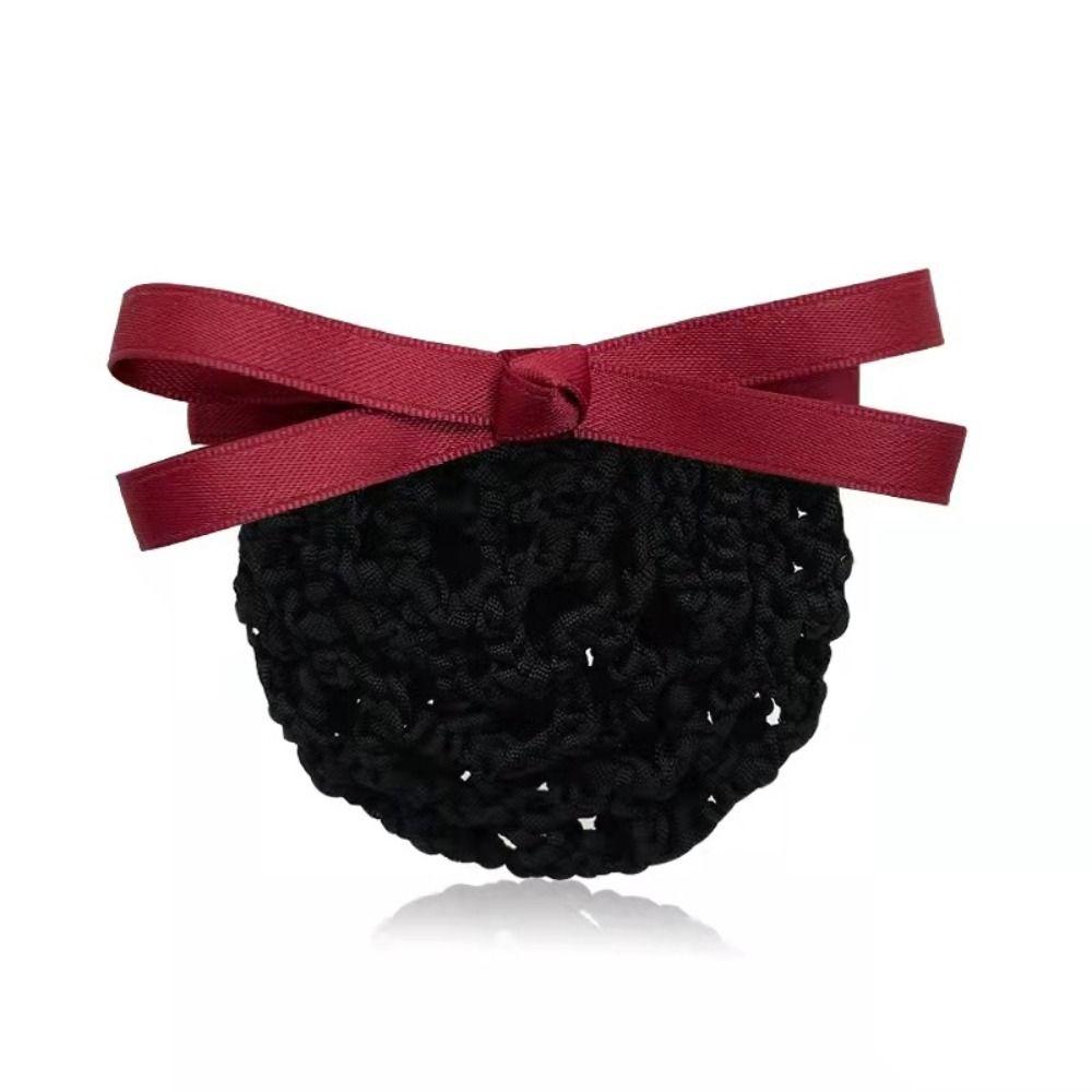 Офисная сетка для волос Сетчатая сетка для волос Корейский пучок Снуд Зажим для хвостика Заколки Сетка-чехол Женские пружинные зажимы