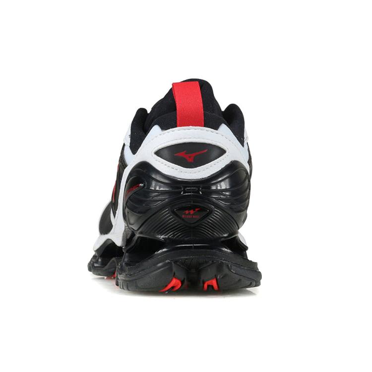 Mizuno Icon Текстиль, Кожа Нескользящая, Износостойкая, Дышащая Низкие Беговые Кроссовки Мужские Черный Белый Красный D1GA212209