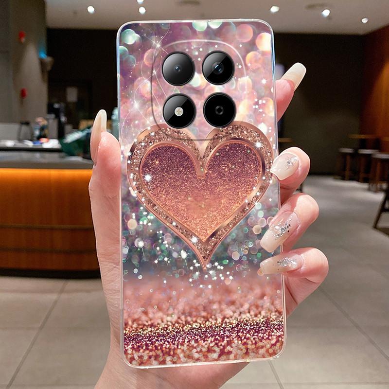 Для Xiaomi Redmi Note 15 Pro Plus Чехол Роскошный Цветочный Чехол Мягкий ТПУ Чехол для Телефона Для Redmi Note 15 Note15 Pro + 5G Чехлы Бампер
