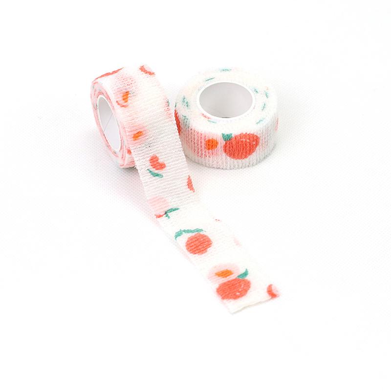 Finger Guard Bandage Writing Printed Medical Self-Adhesive Bandage Sports Tape Non-Woven Elastic Pet Tattoo 4M Bandage